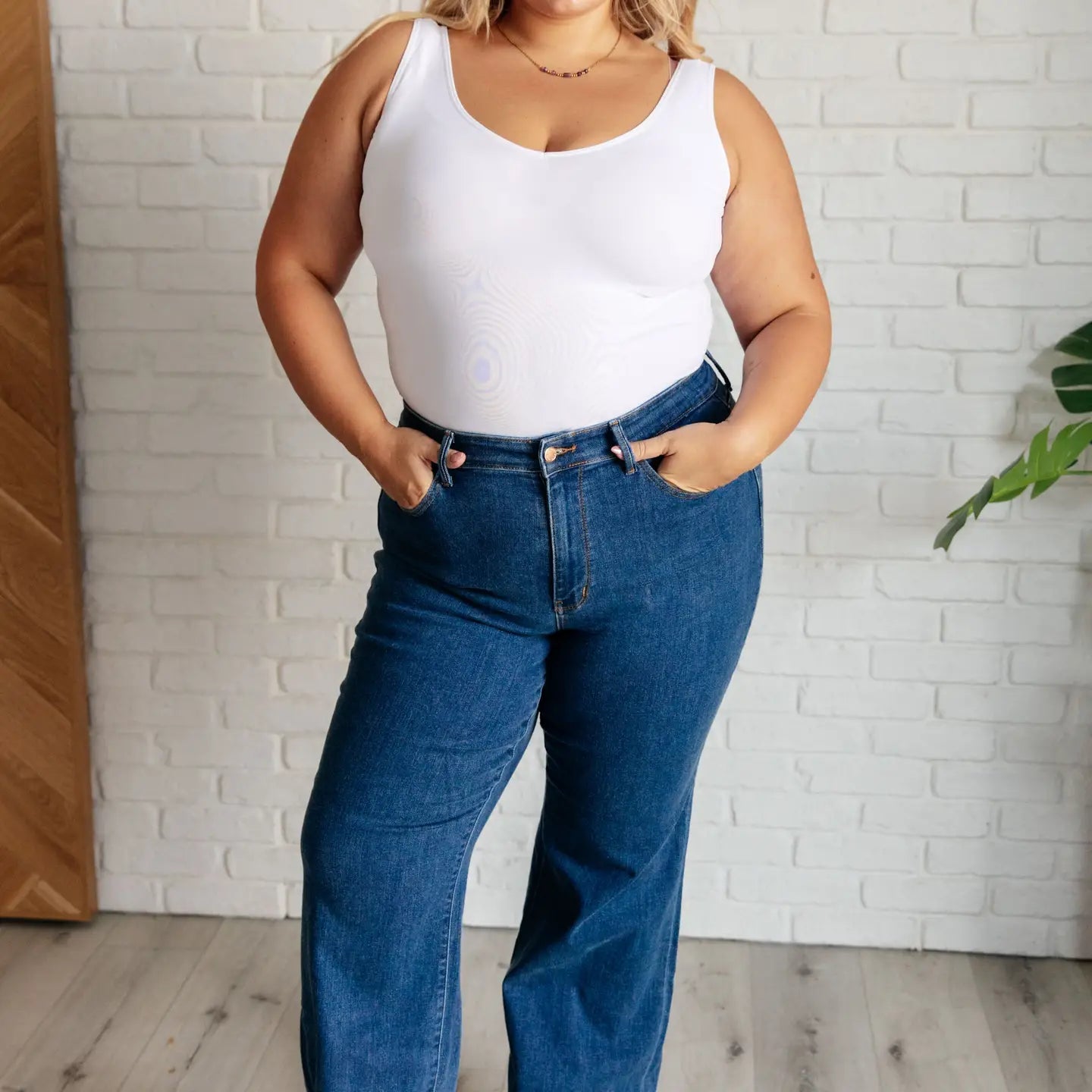 Judy Blue High Rise Wide Leg Jeans