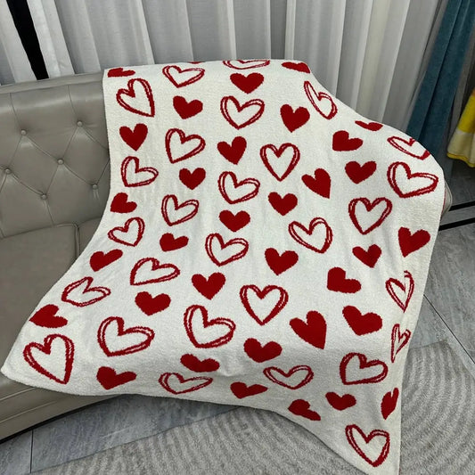 Valentine Heart Reversible Blanket