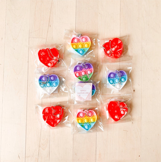 Pop-It Valentine Classroom Gift 10 pack